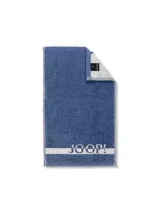 JOOP | Gästetuch SPLIT DOUBLEFACE 30x50cm Pinie | dunkelblau