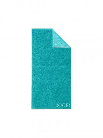 JOOP | Handtuch Doubleface 50x100cm (Anthrazit) | türkis