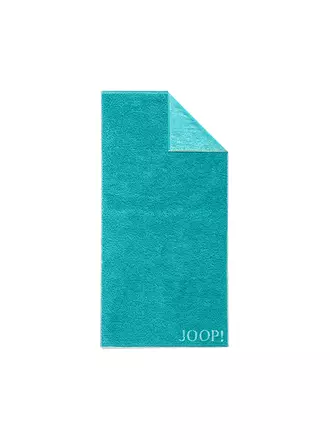 JOOP | Handtuch Doubleface 50x100cm (Graphit) | türkis
