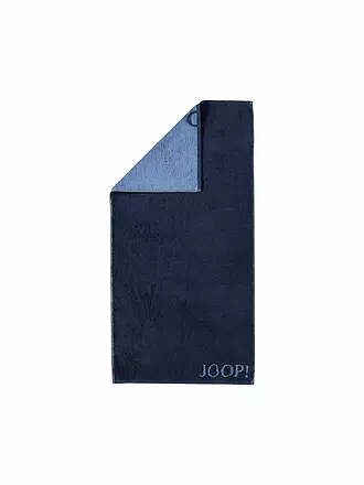 JOOP | Handtuch Doubleface 50x100cm (Graphit) | dunkelblau