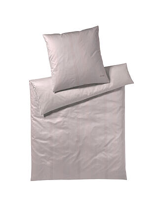 JOOP | Satin Bettwäsche 140x200cm GROOVE Orange | rosa