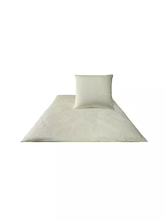 JOOP | Satin Bettwäsche Cornflower 2x 70x90cm/200x200cm Sand | creme