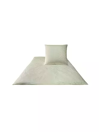 JOOP | Satin Bettwäsche Cornflower 70x90cm / 140x220cm Weiss | creme