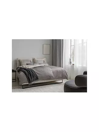 JOOP | Satin Bettwäsche DIVIDED 70x90cm / 140x200cm Stone | rosa