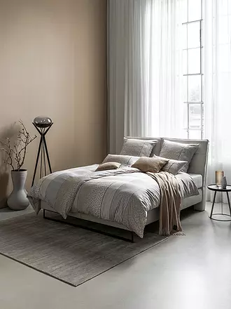 JOOP | Satin Bettwäsche LEO 70x90cm / 140x200cm Sand | creme