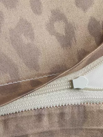 JOOP | Satin Bettwäsche LEO 70x90cm / 140x220cm Stone | creme