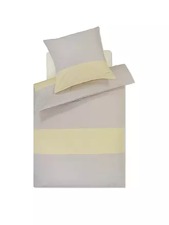 JOOP | Satin Bettwäsche SPLIT 70x90cm / 140x200cm Ocean | creme