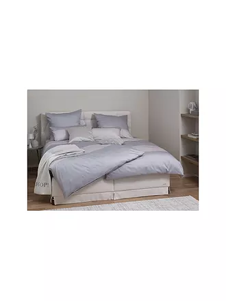 JOOP | Satin Bettwäsche SPLIT 70x90cm / 140x200cm Ocean | hellgrau