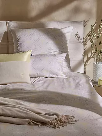 JOOP | Satin-Bettwäsche CORNFLOWER CHARM 70x90 / 140x220cm Vanilla | creme