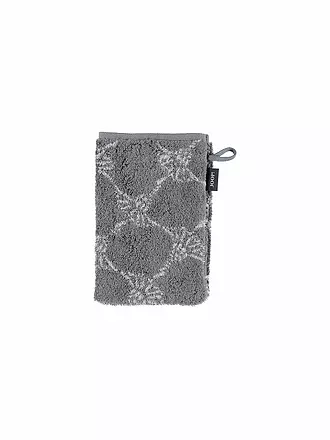 JOOP | Waschhandschuh Cornflower 16x22cm Silber | grau