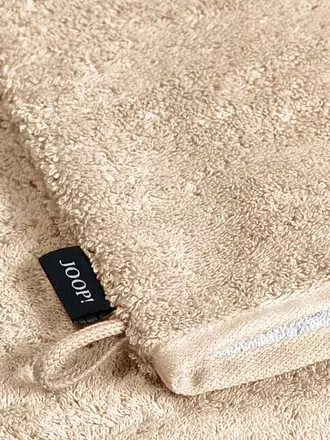 JOOP | Waschhandschuh SPLIT DOUBLEFACE 16x22cm Ocean | creme