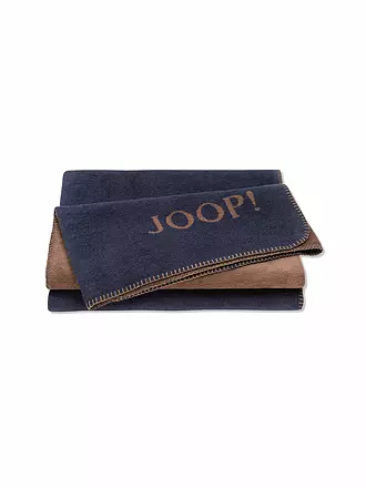 JOOP | Wohndecke UNI-DOUBLEFACE 150x200cm Schiefer/Violett | dunkelblau