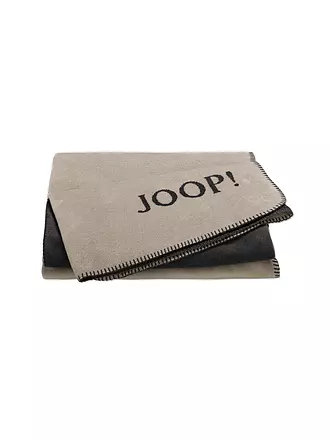 JOOP | Wohndecke UNI-DOUBLEFACE 150x200cm Schiefer/Violett | grau