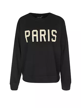 JUVIA | Loungewear Sweater PARIS | schwarz