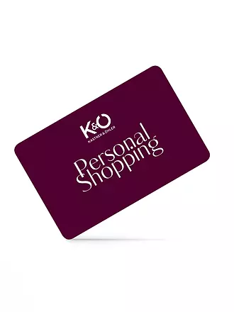 K&Ö | Geschenkkarte PERSONAL SHOPPING | keine Farbe