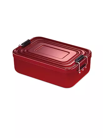 KÜCHENPROFI | Frischhaltedose - Lunchbox klein 18x12cm (Anthrazit) | rot