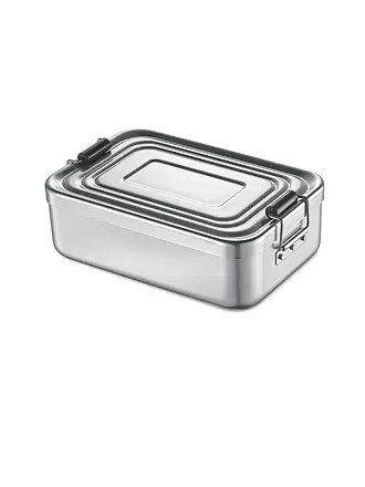 KÜCHENPROFI | Frischhaltedose - Lunchbox klein 18x12cm (Silber) | grau