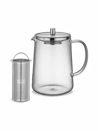KÜCHENPROFI | Teekannen 1,2l ASSAM Glas/Edelstahl | transparent