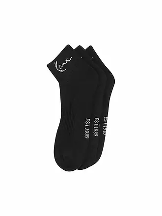 KARL KANI | Socken 3er-Pkg. black | weiss