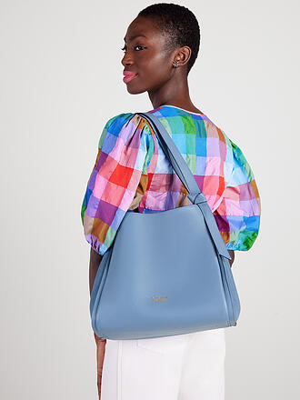 KATE SPADE | Ledertasche - Shopper KNOTT | blau