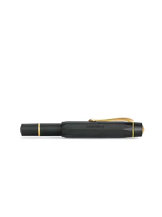 KAWECO | Füllhalter Pioston Sport Al Black/Gold M | schwarz