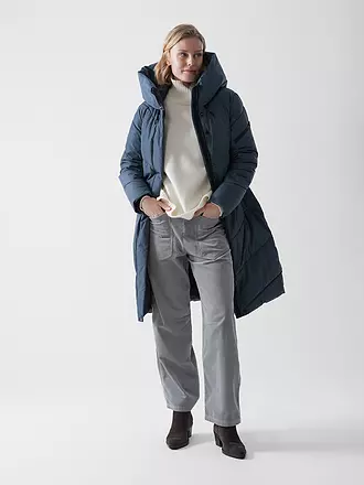 KHUJO | Steppmantel JANGE | blau