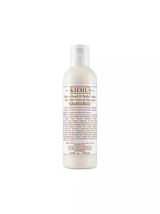KIEHL'S | Deluxe Hand and Body Lotion with Aloe Vera and Oatmeal - Grapefruit 250ml | keine Farbe