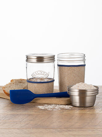 KILNER | Sauerteig-Starter-Set 2 x 0,35l | transparent