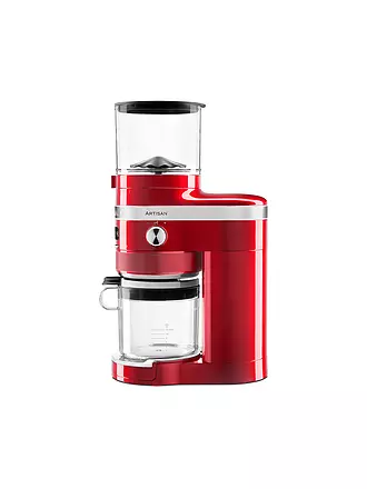 KITCHENAID | Kaffeemühle Artisan 5KCG8433EMS Medaillonsilber | rot