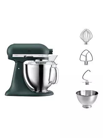 KITCHENAID | Küchenmaschine Artisan 185 4,8l 300 Watt 5KSM185PSEAC (Creme) | grün