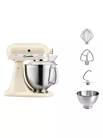 KITCHENAID | Küchenmaschine Artisan 185 4,8l 300 Watt 5KSM185PSEMS (Medaillonsilber) | beige