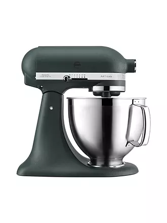 KITCHENAID | Küchenmaschine Artisan 185 4,8l 300 Watt 5KSM185PSEMS (Medaillonsilber) | grün