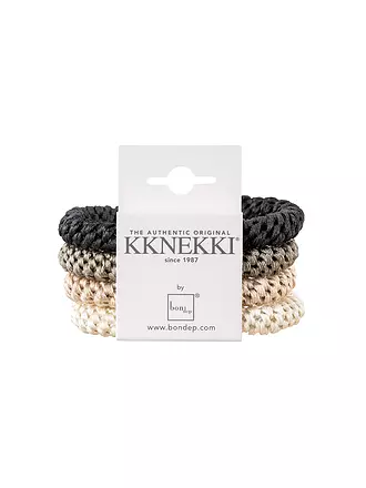 KKNEKKI | Haargummi 4er Pkg BUNDLE 21 | schwarz