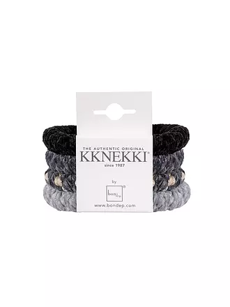 KKNEKKI | Haargummi 4er Pkg BUNDLE 21 | schwarz