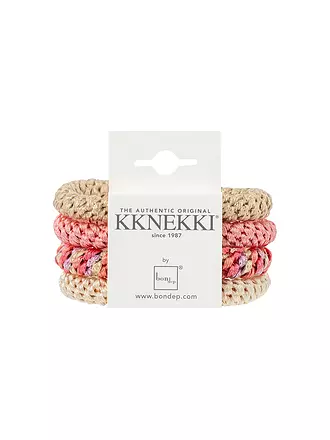 KKNEKKI | Haargummi 4er Pkg BUNDLE 28 | koralle