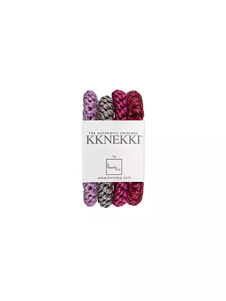 KKNEKKI | Haargummi 4er Pkg BUNDLE 9 | dunkelrot