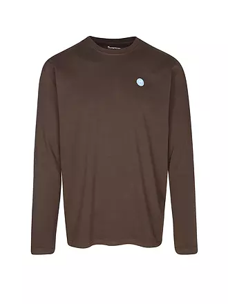KNOWLEDGE COTTON APPAREL | Langarmshirt | dunkelgrün