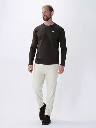 KNOWLEDGE COTTON APPAREL | Langarmshirt | dunkelgrün