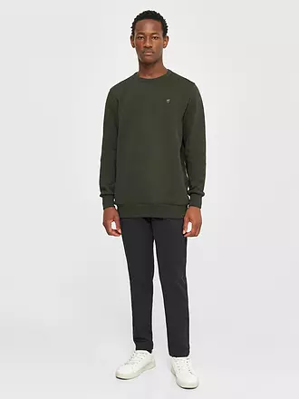 KNOWLEDGE COTTON APPAREL | Sweater ERIK | dunkelgrün