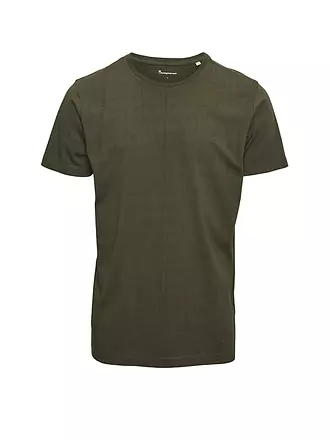 KNOWLEDGE COTTON APPAREL | T-Shirt ALDER | olive