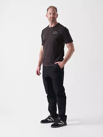 KNOWLEDGE COTTON APPAREL | T-Shirt BACKPRINT CAMP LIFE | braun