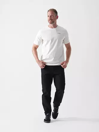KNOWLEDGE COTTON APPAREL | T-Shirt BACKPRINT MOUNTAIN | creme