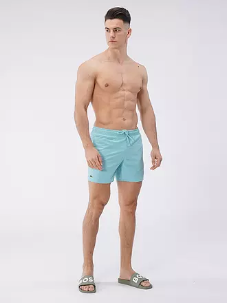 LACOSTE | Badeshorts | grün