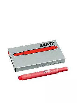 LAMY | T10 Tintenpatrone (Türkis) | rot