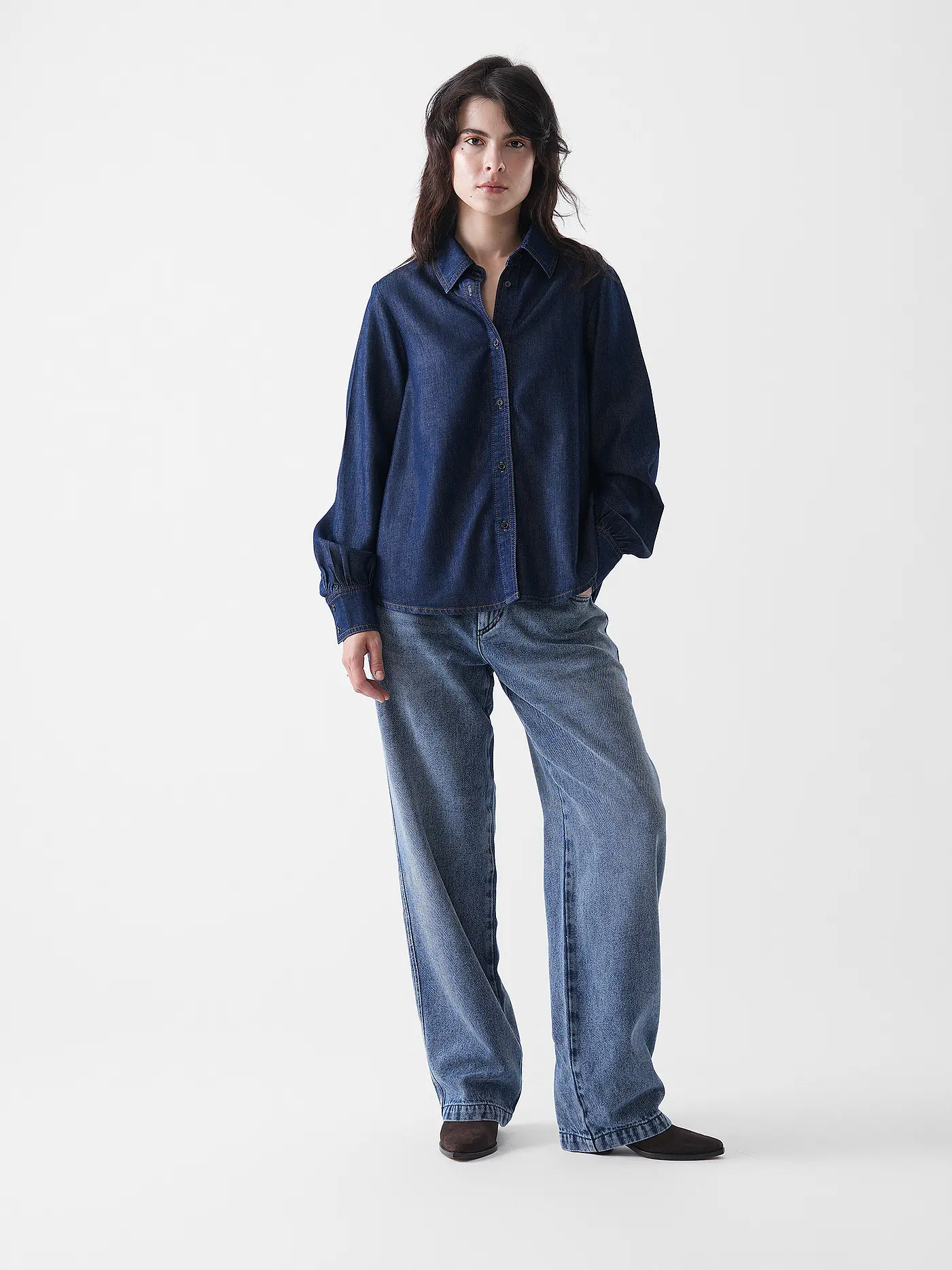 LANIUS | Jeansbluse | 