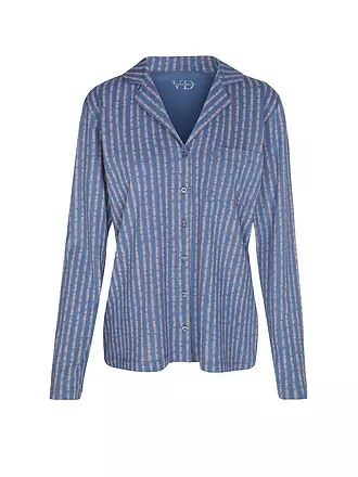 LASCANA | Pyjamaoberteil VIVANCE DREAMS | blau