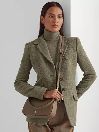LAUREN RALPH LAUREN | Ledertasche - Henkeltasche DANNI 26 Medium | schwarz