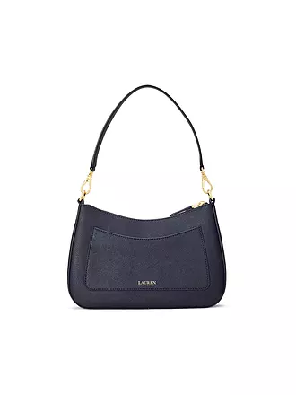 LAUREN RALPH LAUREN | Ledertasche - Henkeltasche DANNI 26 Medium | dunkelblau