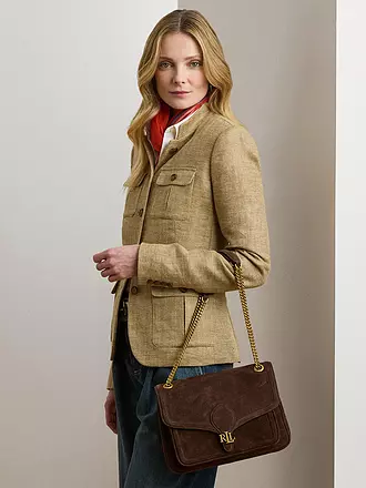 LAUREN RALPH LAUREN | Ledertasche - Umhängetasche BRADLYN Medium | braun