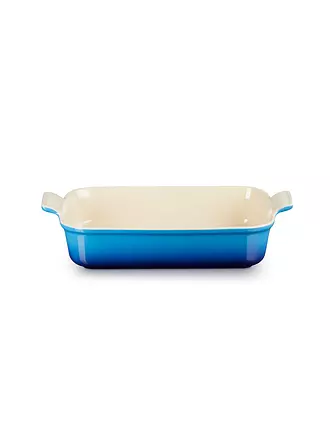 LE CREUSET | Auflaufform Tradition 32x24cm Meringue | blau